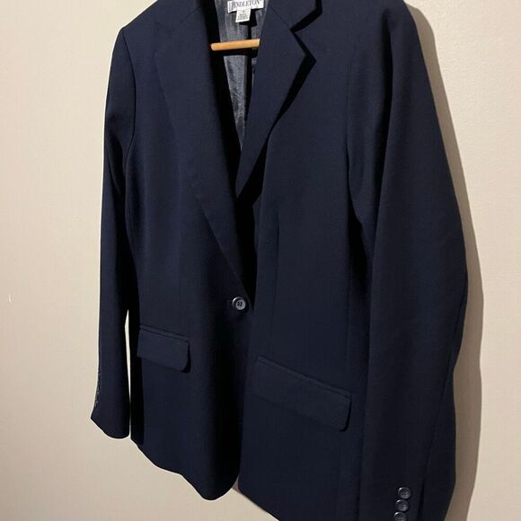 Pendleton 90’s vintage Blue blazer 100% virgin wool Size 10 preppy wool blazer j - Picture 3 of 9